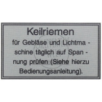 Aufkleber Gebläse passend für Güldner Traktoren