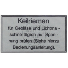 Aufkleber Gebläse passend für Güldner Traktoren