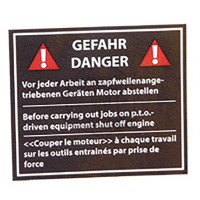 Aufkleber Hinweisschild passend für Mercedes-Benz