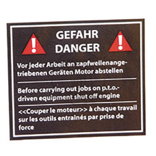 Aufkleber Hinweisschild passend für Mercedes-Benz