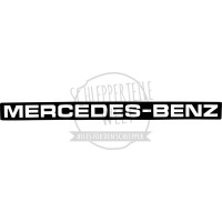 Aufkleber Kabinendach hinten olivgrün für Mercedes-Benz Trac 1300 1400 1500 1600 1800