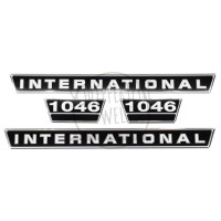 Aufklebersatz Chrom für McCormick / IHC 1046