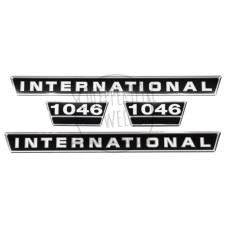 Aufklebersatz Chrom für McCormick / IHC 1046