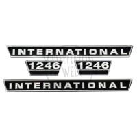 Aufklebersatz Chrom für McCormick / IHC 1246