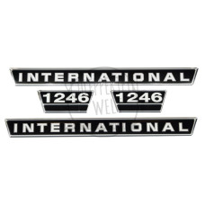 Aufklebersatz Chrom für McCormick / IHC 1246