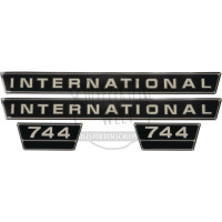 Aufklebersatz Chrom für McCormick / IHC 744