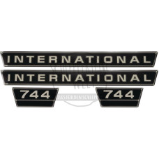 Aufklebersatz Chrom für McCormick / IHC 744