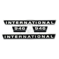 Aufklebersatz Chrom für McCormick / IHC 946