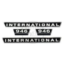 Aufklebersatz Chrom für McCormick / IHC 946