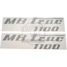 Aufklebersatz MB Trac 1100, olivgrün passend für Mercedes-Benz Trac 1100