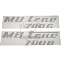 Aufklebersatz MB Trac 700 G, olivgrün passend für Mercedes-Benz Trac 700