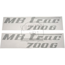 Aufklebersatz MB Trac 700 G, olivgrün passend für Mercedes-Benz Trac 700