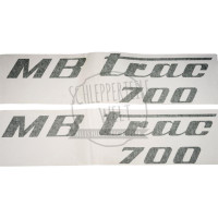 Aufklebersatz MB Trac 700, olivgrün passend für Mercedes-Benz Trac 700