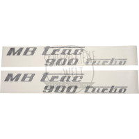 Aufklebersatz MB Trac 900 turbo, schwarz passend für Mercedes-Benz Trac 900