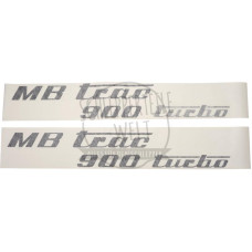 Aufklebersatz MB Trac 900 turbo, schwarz passend für Mercedes-Benz Trac 900