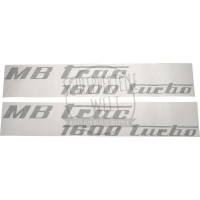 Aufklebersatz Trac 1600 turbo, olivgrün passend für Mercedes-Benz Trac 1800