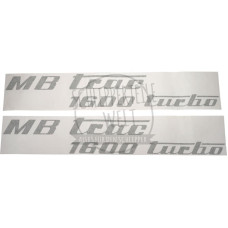 Aufklebersatz Trac 1600 turbo, olivgrün passend für Mercedes-Benz Trac 1800
