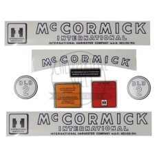 Aufklebersatz für McCormick / IHC DLD 2