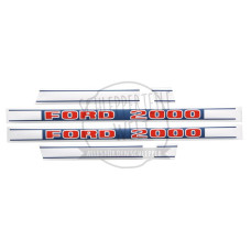 Aufklebersatz neue Ausführung für Fordson / Ford 2000