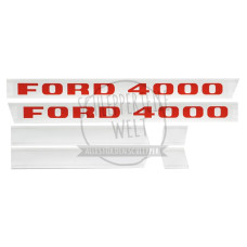 Aufklebersatz neue Ausführung für Fordson / Ford 4000