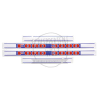 Aufklebersatz neue Ausführung für Fordson / Ford 3000