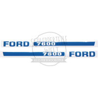 Aufklebersatz passend für Fordson / Ford 7600 - EBPN16605H