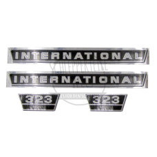 Aufklebersatz passend für McCormick / IHC 323 - für Schlepper mit Alugrill