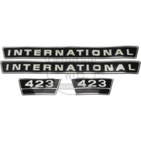 Aufklebersatz passend für McCormick / IHC 423 - für Schlepper mit Alugrill