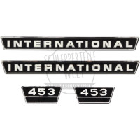 Aufklebersatz passend für McCormick / IHC 453 - für Schlepper mit Alugrill