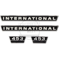 Aufklebersatz passend für McCormick / IHC 453 - für Schlepper mit Alugrill