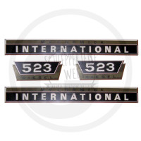 Aufklebersatz passend für McCormick / IHC 523  für Schlepper mit Kunststoffgrill