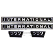 Aufklebersatz passend für McCormick / IHC 553