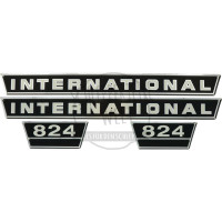 Aufklebersatz passend für McCormick / IHC 824 - für Schlepper mit Alugrill