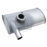 Auspufftopf für Mercedes-Benz Trac 65/70 700 800 mit ausstellbare Frontscheibe