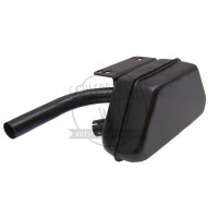 Auspufftopf passend für Hanomag Perfekt 300 rund, Perfekt 400 rund