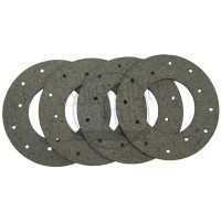 Bremsbelag Handbremse 4 Stück inkl Nieten für Hanomag Brillant 601 701 Robust 901