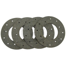 Bremsbelag Handbremse 4 Stück inkl Nieten für Hanomag Brillant 601 701 Robust 901