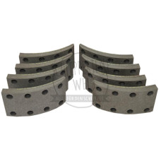 Bremsbelag Satz  mit Nieten für Mercedes-Benz OM352 OM366 Trac 1300 1400 1500 1600 1800