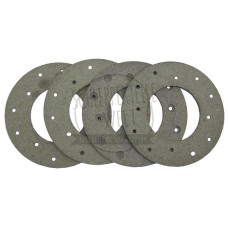 Bremsbelag für Fußbremse 4 St inkl Nieten für Hanomag Brillant 601 701 Robust 901