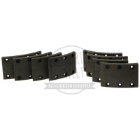 Bremsbelagsatz Stärke 11mm mit Nieten für Mercedes-Benz Trac 1100 1300 A4424236910