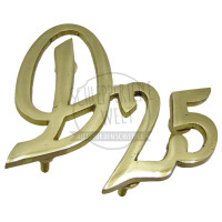 Emblem D 25 passend für Deutz-Fahr D 25