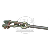 Endstück Unterlenker Gewinde links, A (mm) 16 x 2, B (mm) 14