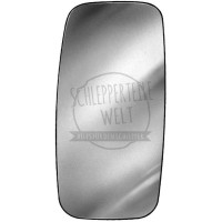 Ersatzglas Hauptspiegel beheizt 24V 363x175x3 passend für rechts / links für MAN