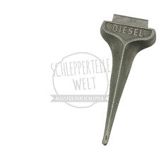 Firmenschild AP 17, Ober- und Unterteil passend für Porsche-Diesel