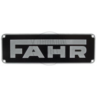 Firmenschild / Typenshild Fahr 235 x 75 mm