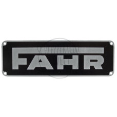 Firmenschild / Typenshild Fahr 235 x 75 mm