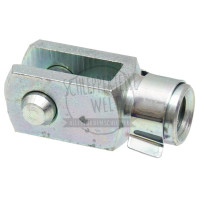 Gabelkopf Gasdruckdämpfer A mm 10, B mm 40, C mm 10