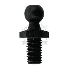 Kugelzapfen Gasdruckdämpfer A (mm) M10, SW 17, E (mm) 13