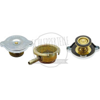 Kühlerdeckelumbausatz Grundplatte 80x80 mm Stutzenhöhe 25 mm inkl. Kühlerdeckel