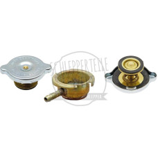 Kühlerdeckelumbausatz Grundplatte 80x80 mm Stutzenhöhe 25 mm inkl. Kühlerdeckel